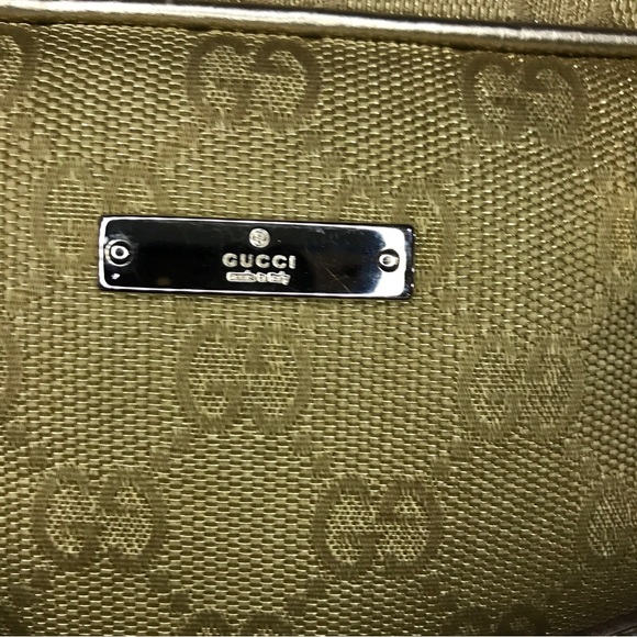 Vintage Gucci GG Canvas with Leather Bowling Satchel Bag 000 0852 2123  VGUC - Picture 6 of 16